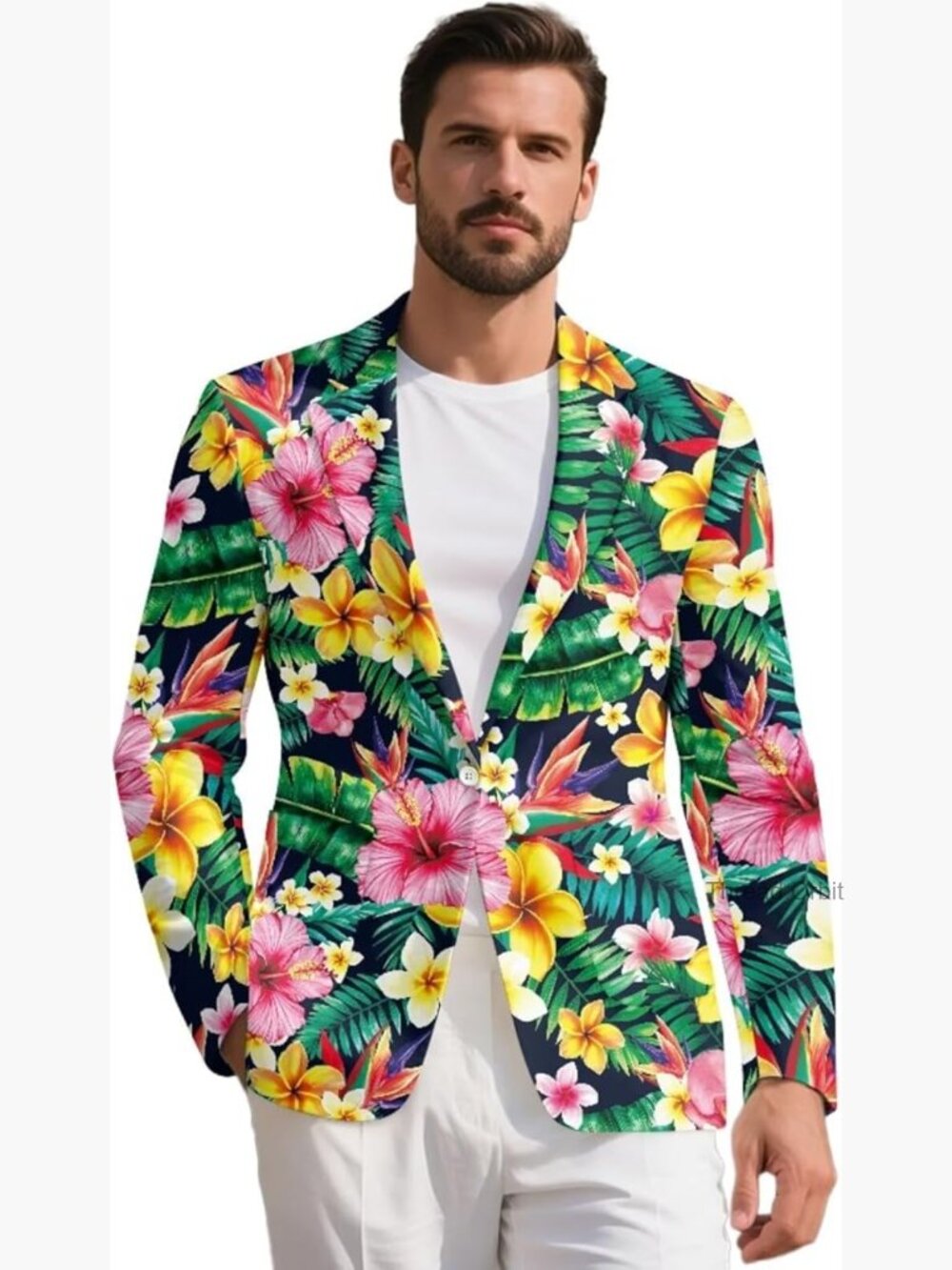 Men's One Button Lightweight Casual Blazer Jacket Sport Coat Travel Business